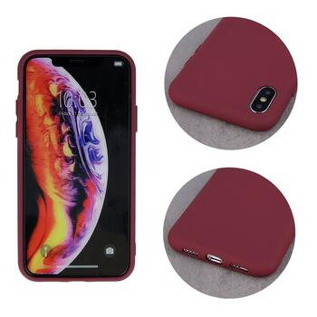 Mocco Liquid Silicone Back Case Силиконовый чехол для Samsung Galaxy A42 5G Бордовый (MO-LQ-SA-A42-BO)