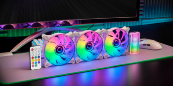 Mars Gaming MF-3DKIT Infinity Mirror ARGB 120mm Комплект кулеров для компьютера с дистанционным управлением (MF3DKITW)