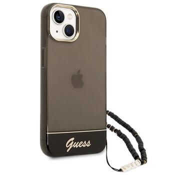 Guess GUHCP14MHGCOHK Hardcase Translucent Pearl Strap Защитный чехол для iPhone 14 Plus / 15 Plus 6.7