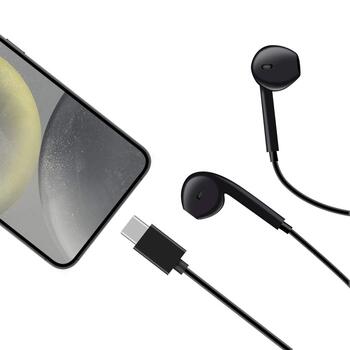OBAL:ME Wired Earphones Проводные наушники USB-C / чёрный (OMWC01)