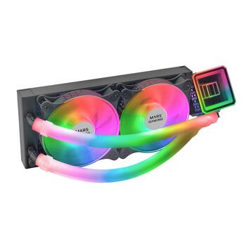Mars Gaming ML-ULTRA240 CPU Liquid Cooling FDB/ARGB / TRX4/TR4 / AM5 / LGA1700 Водяное охлаждения для процессора (MLULTRA240)
