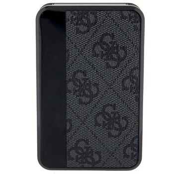 Guess Powerbank 18W GUPB10DP4GEGK 10000mAh 4G Leather Metal Logo Зарядная батарея / чёрный (GUPB10DP4GEGK)