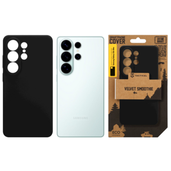 Tactical Velvet Smoothie Cover Защитный чехол для Samsung Galaxy S26 Ultra / асфальтовый (TA-57983129114)