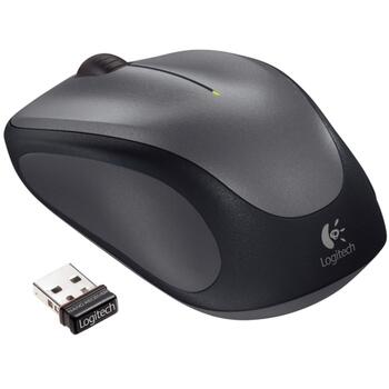 Logitech M235 Беспроводная мышь серый (910-002201)