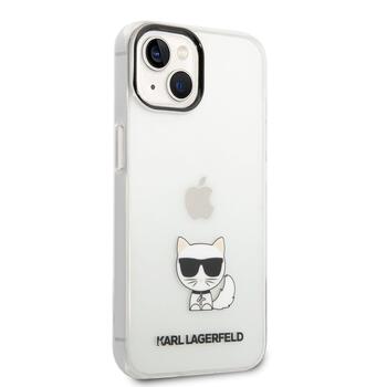 Karl Lagerfeld Choupette Logo Case Защитный чехол для iPhone 14 Plus / прозрачный (KLHCP14MCTTR)