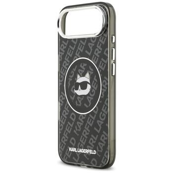 Karl Lagerfeld IML Choupette Head Logo MagSafe Case Защитный чехол для iPhone Air / чёрный (KLHMP17MHMKBCHOK)