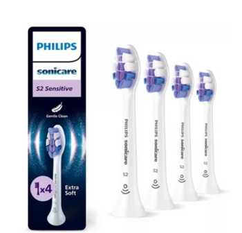 Philips Sensitive Насадка для Зубной Щетки 4шт (HX6054/87)