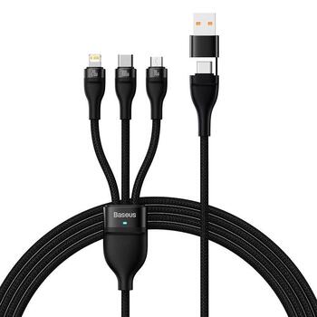 Baseus 3in USB 100W Kабель 1.2m (CASS030101)
