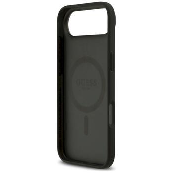 Case Guess 4G Circle Classic Logo MagSafe Aizsargapvalks priekš iPhone Air / melns (GUHMP17MP4PGRSGK)