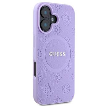Guess GUHMP16MPSAPSMEU Hardcase Saffiano Peony Classic Logo Защитный чехол для iPhone 16 Plus 6.7