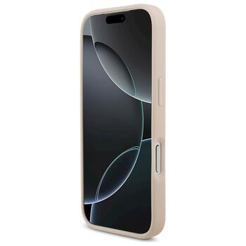 Guess Grained Big 4G & Classic Logo Case Aizsargapvalks priekš iPhone 17 Pro / rozā (GUHCP17LPGT4MBP)