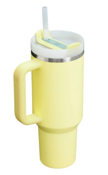 Stanley The Quencher H2.O FlowState Tumbler Termokrūze ar salmiņu 1.18L pomelo dzeltenzaļa (1210001997400)