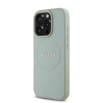 Guess PU Grained Classic Logo MagSafe Case Чехол для Apple iPhone 16 Pro (GUHMP16LPGHSMMN)