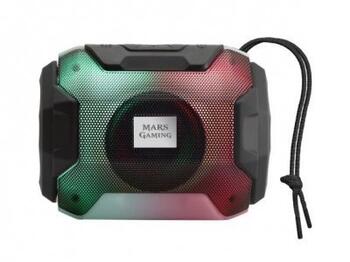 Mars Gaming MSBAX Bluetooth Bezvadu Skaļrunis ar Radio / MicroSD / RGB / USB / 10W (MSBAX)