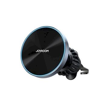 Joyroom JR-ZS240-PRO Car Mount Wireless Charger (Airvent Version) Автомобильный держатель с беспроводной зарядкой 4.7 - 6.8 inch 15W / чёрный (JR-ZS240-PRO-BLK)