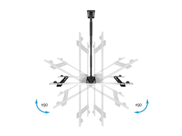 Multibrackets MB-0143 TV sienas grozāmais kronšteins televizoriem līdz 65