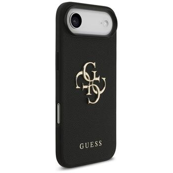 Guess Grained Big 4G & Classic Logo case Защитный чехол для iPhone Air / чёрный (GUHCP17MPGT4MBK)