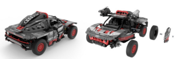 Rastar Audi RS Q e-tron R/C Rotaļu Automašina Konstruktors 1046gab / 1:14 (ZRC.92700.SZA)