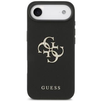 Guess Grained Big 4G & Classic Logo case Защитный чехол для iPhone Air / чёрный (GUHCP17MPGT4MBK)