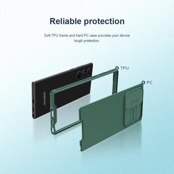 Nillkin CamShield PRO Hard Case Защитный чехол для Samsung Galaxy S22 Ultra / чёрный (57983107467)