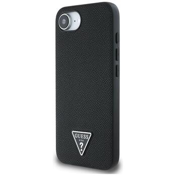 Guess Grained Triangle MagSafe Чехол для Apple iPhone 16e (GUHMPSE4PGTSPSK)