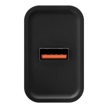 OBAL:ME Wall Charger USB-A 18W Tīkla lādētājs / melns (18W1UBL)