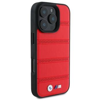 BMW M Perforated And Stitched Line MagSafe Защитный Чехол для Apple iPhone 16 Pro Max (BMHMP16X23PUSPR)