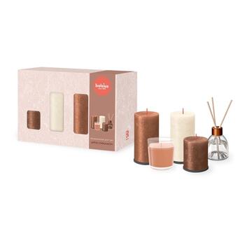 Bolsius Cozy Hideaway Dāvanu Komplekts Apple Cinnamon (37276885)