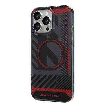 Audi IML Sport MagSafe Защитный Чехол для Apple iPhone 16 Pro Max (AUS-IMLMIP16PM-RSQ/D2-BK)
