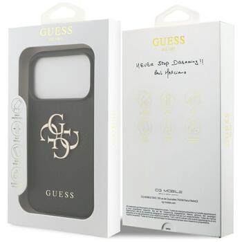 Guess Grained Big 4G & Classic Logo case Защитный чехол для iPhone 17 Pro / чёрный (GUHCP17LPGT4MBK)