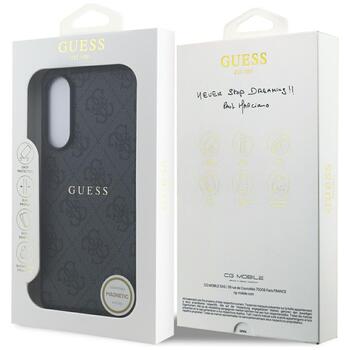 Guess 4G Ring Classic Logo MagSafe Case Aizsargapvalks priekš Samsung Galaxy S25 Edge (GUHMS25EG4GFRK)