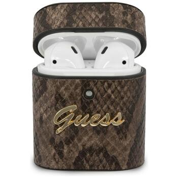 Guess GUACA2PUSNSMLBR Защитный чехол для AirPods Python Collection / коричневый (GUACA2PUSNSMLBR)