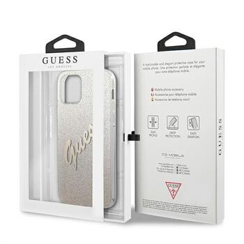 Guess GUHCP12LPCUGLSGO Glitter Gradient Script Hardcase Защитный чехол для iPhone 12 Pro Max 6,7