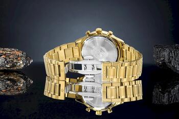 Giewont Мужские часы Chronograph Sapphire / золотой/синий (GW6310-B5)