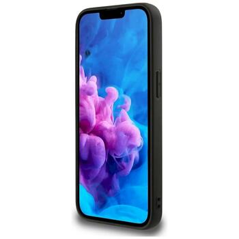 Case Guess 4G Flowers Print MagSafe Aizsargapvalks priekš iPhone 16e/17e / melns (GUHMPSE4P4ROPEMCK)