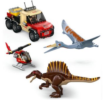 LEGO 76976 Jurassic World Spinosaurus & Quetzalcoatlus Air Mission Konstruktors (76976)