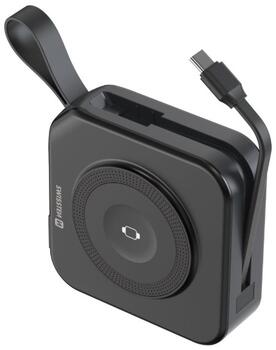 Swissten Power Bank ALL-IN-ONE PRO со сменными наконечниками US / EU / UK Внешний аккумулятор 20W 10000mAh (22013978)