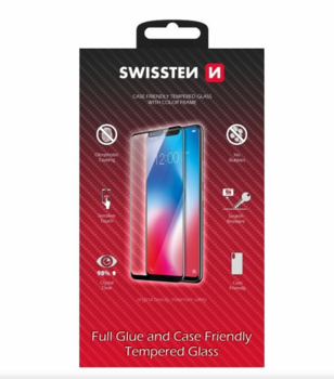 Swissten Full Face Tempered Glass Защитное стекло для экрана Samsung Galaxy S24 Ultra черный (54501853)