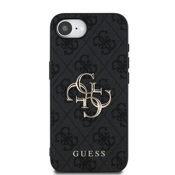 Guess PU 4G Metal Logo Case Защитный чехол для Apple iPhone 16e (GUHCPSE44GMGGR)
