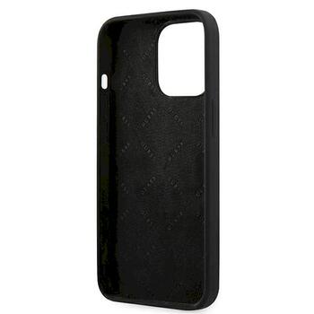 Guess GUHCP13XLS4GGBK Silicone 4G Logo Защитный чехол для iPhone 13 Pro Max 6.7
