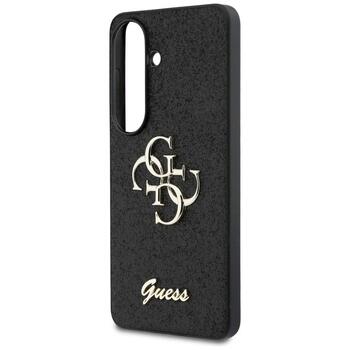 Guess Fixed Glitter Big 4G Metal Logo Защитный чехол для Samsung Galaxy S26 / чёрный (GUHCS26SHG4SGK)