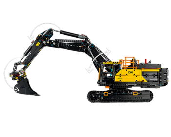LEGO 42215 Volvo EC500 Hybrid Excavator Konstruktors (42215)