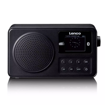 Lenco PDR-033BK Pārnēsājamais Radio FM / Bluetooth (PDR-033BK)