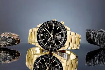 Giewont Chronograph Sapphire Vīriešu pulkstenis / zelta/melns (GW8720-B4)
