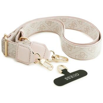 Guess 4G Big Rhinestone Triangle Strap MagSafe Защитный чехол для Samsung Galaxy S26 / розовый (GUHMS26SP4G4DCSP)