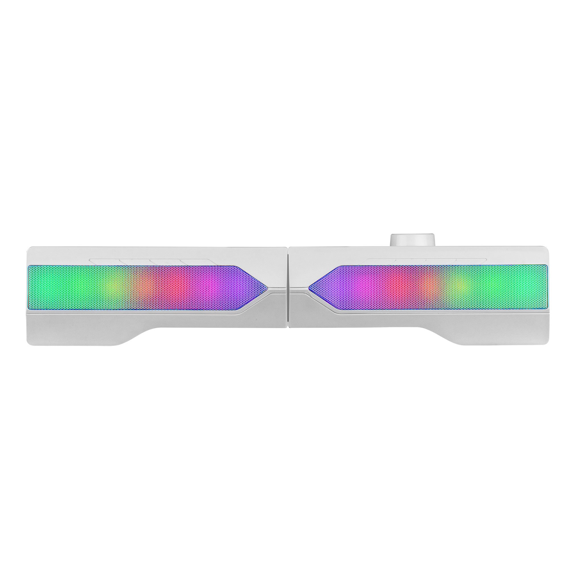 Mars Gaming MSDUOW Bluetooth 5.0 Stereo Soundbar Саундбар-колонка RGB Mesh DSP 15W / белый (MSDUOW)
