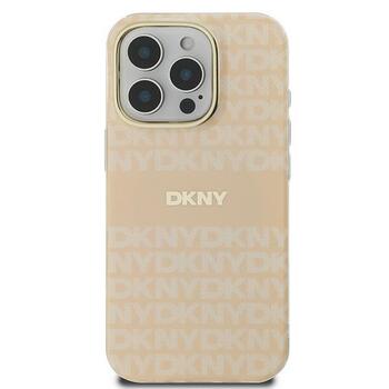 DKNY Repeat Texture Pattern With Stripe Защитный Чехол для Apple iPhone 16 Pro Max (DKHMP16XHRHSEP)