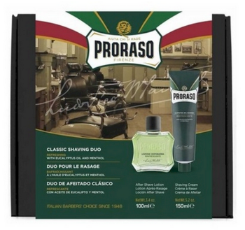 Proraso Освежающий Классический Набор Для Бритья II. 100 ml / 150 ml (8004395004751)