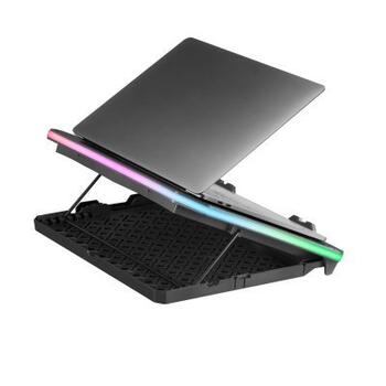 Mars Gaming MNBC6 Игровой Cтенд с охлаждением для ноутбука RGB / USB HUB (MNBC6)