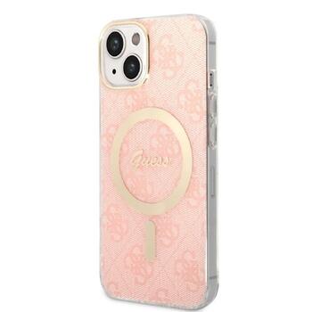 Guess Set GUBPP14MH4EACSP Aizsargapvalks + Tīkla lādētājs priekš iPhone 14 Plus / 15 Plus 6.7
